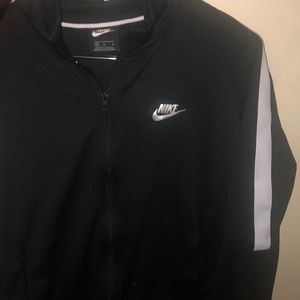 Black and white bike fleece
